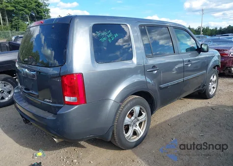 2012 Honda Pilot Ex-L from USA, damaged, VIN 5FNYF4H52CB007790